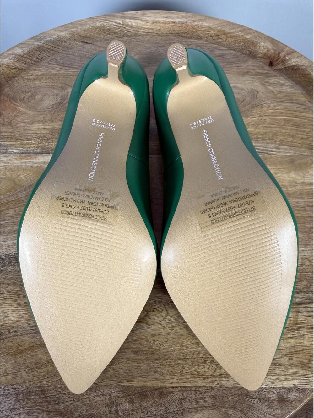 French Connection Womens Sierra Pointed Toe Pumps Green Size 7 NWB - Picture 3 of 13